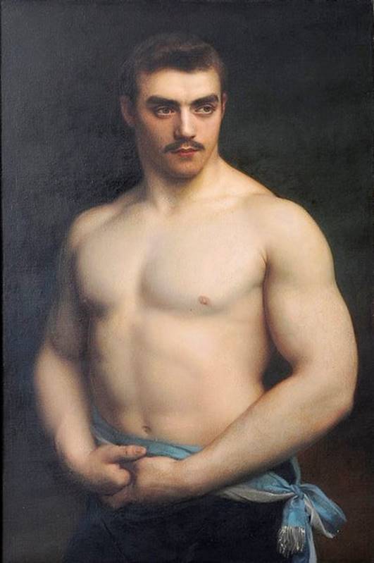 Gustave_Courtois_-_Portrait_de_l'athlte_Maurice_Deriaz,_1907