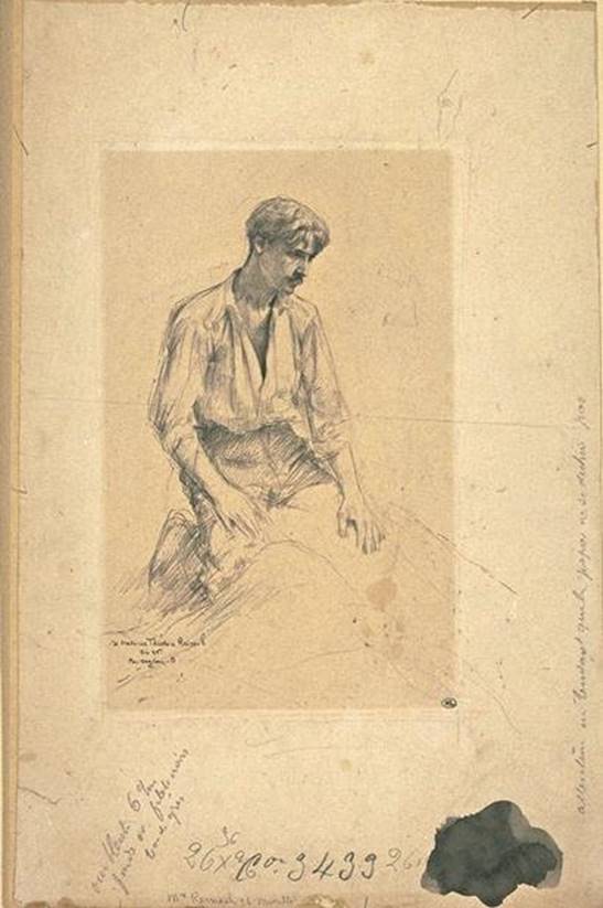 Pascal-Adolphe-Jean-Dagnan-Bouveret-Portrait-of-a-Man