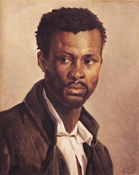 Portrait d'un negre, di Jean-Louis Andr Thodore Gricault (1823-1824)