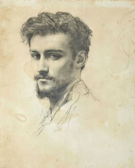 Ritratto di Paul Victor Grandhomme by Raphal Collin, XIX secolo
