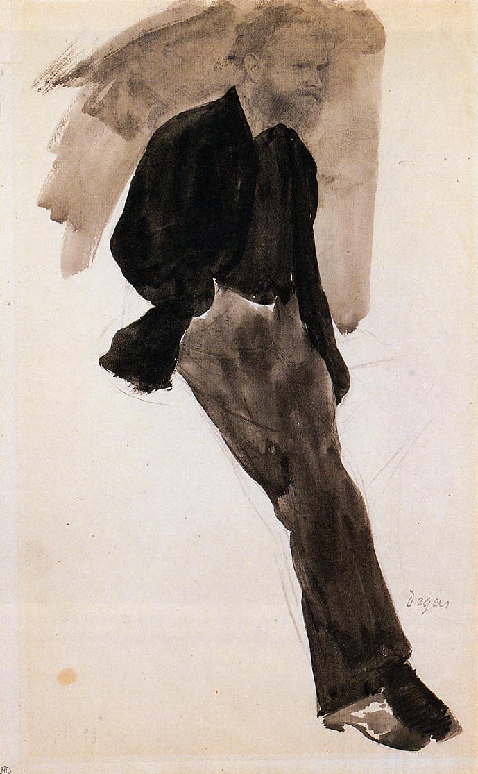 Edouard Manet Standing, 1868, Edgar Degas