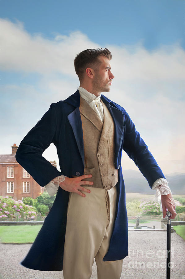 Handsome Regency Man Standing In Profile Photograph by Lee Avison